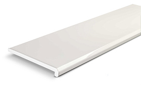 Подоконник ПВХ Danke Lucido Bianko глянцевый премиум, 1 м.п.